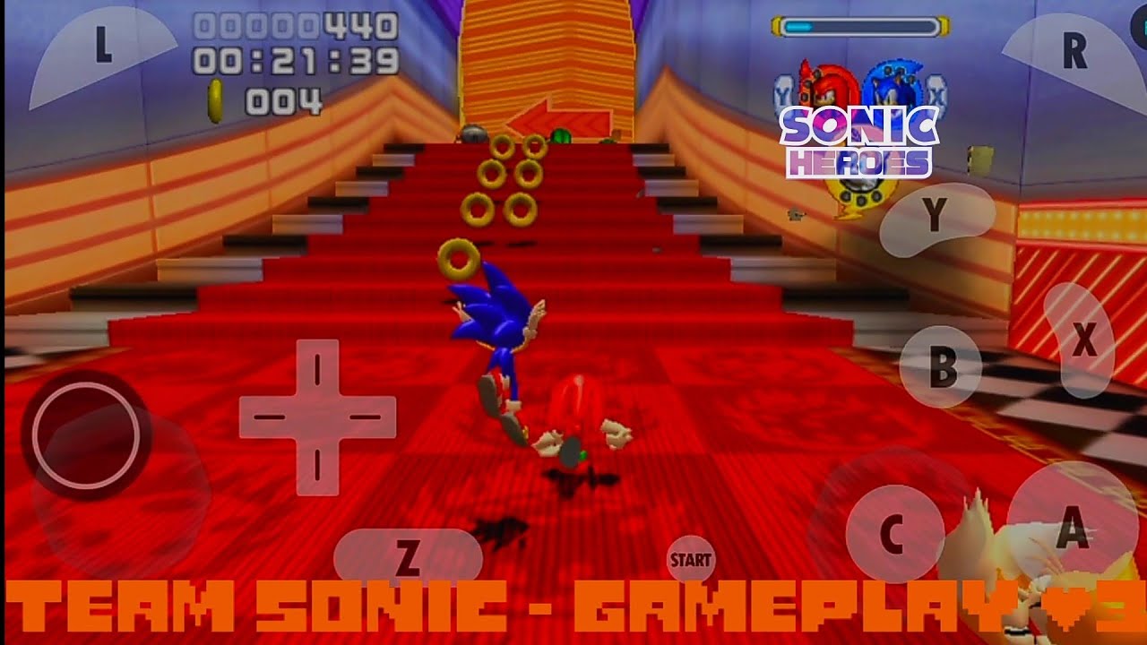 [Dolphin Emulador 50FPS] Sonic Heroes (Team Sonic - GAMEPLAY #3)