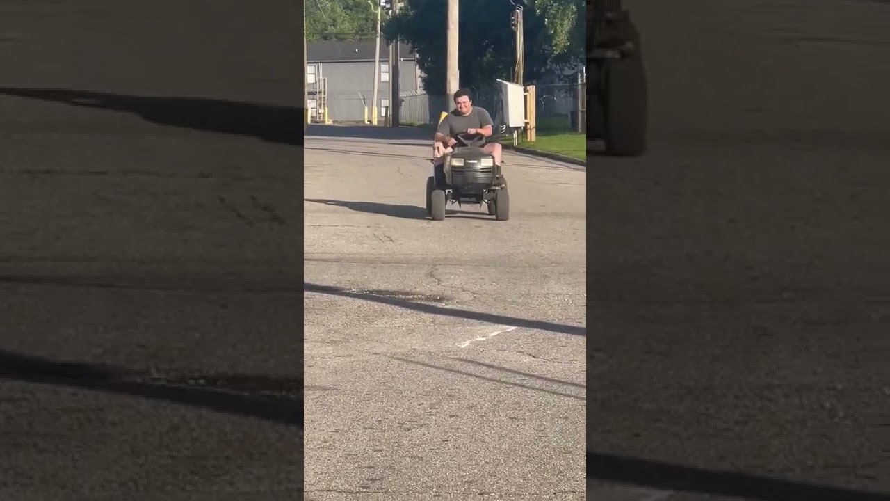 New mud mower first test drive