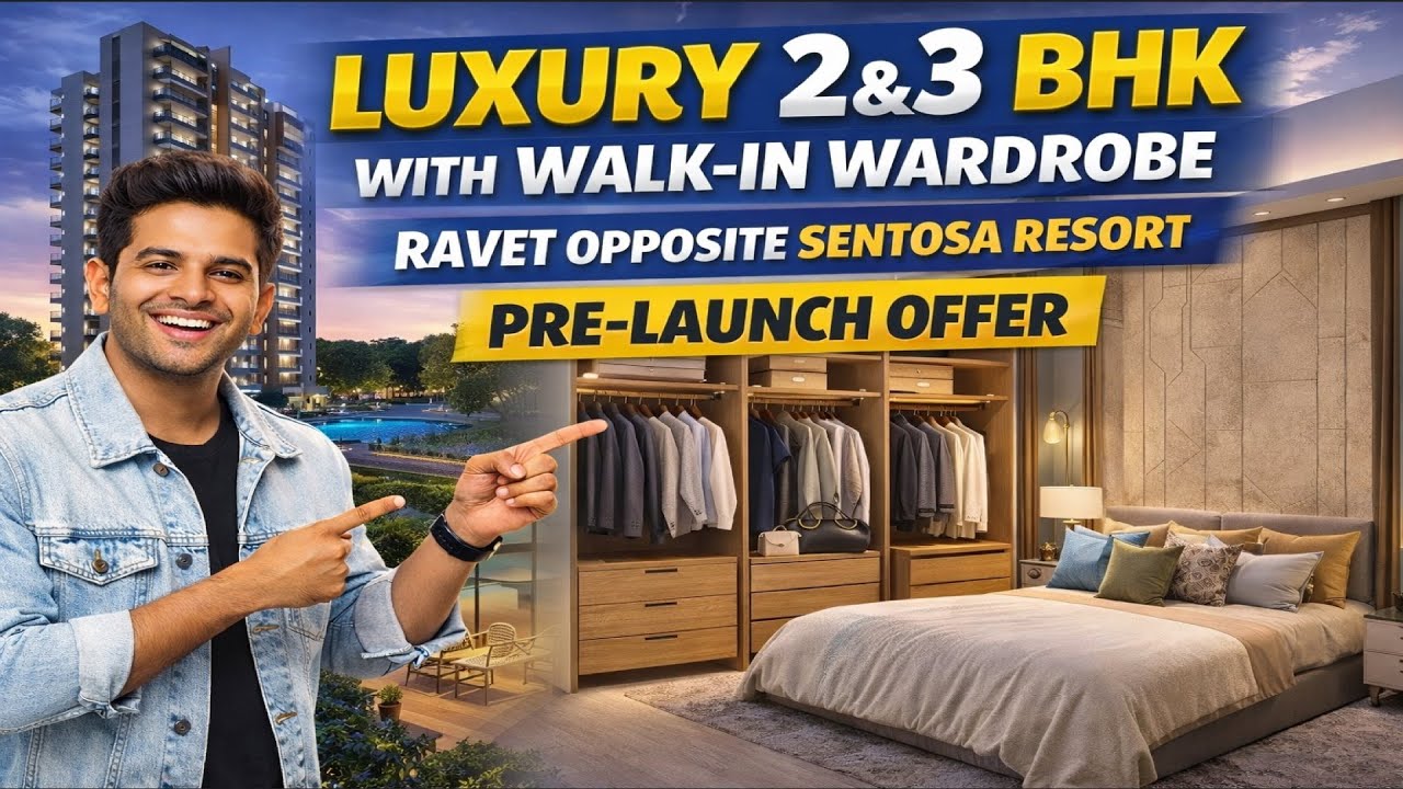 Luxury 2 & 3 BHK with Walk-in Wardrobe | Ravet Opposite Sentosa Resort | Pre-Launch Offer