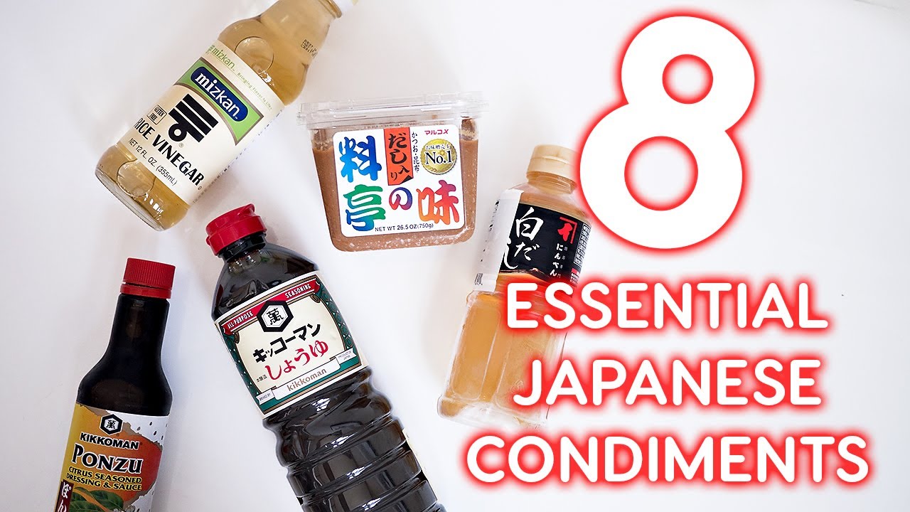 8 ESSENTIAL JAPANESE CONDIMENTS
