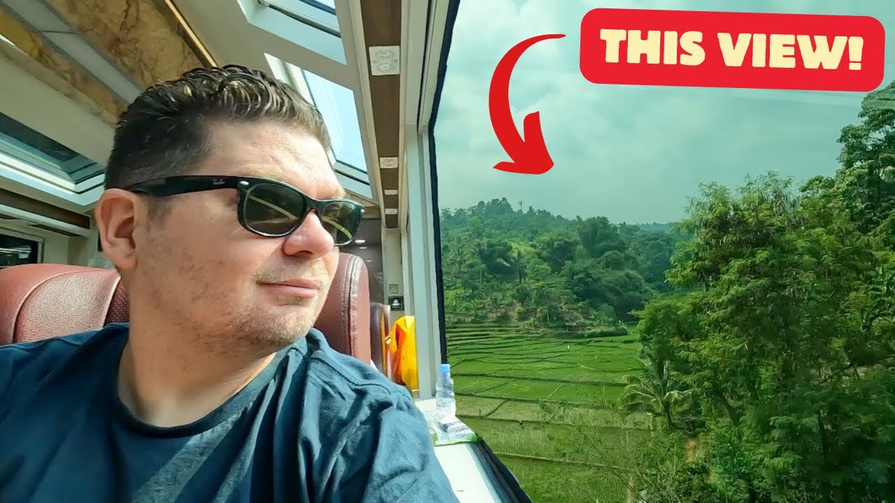 A LUXURY Panoramic Train journey - Jakarta to Bandung