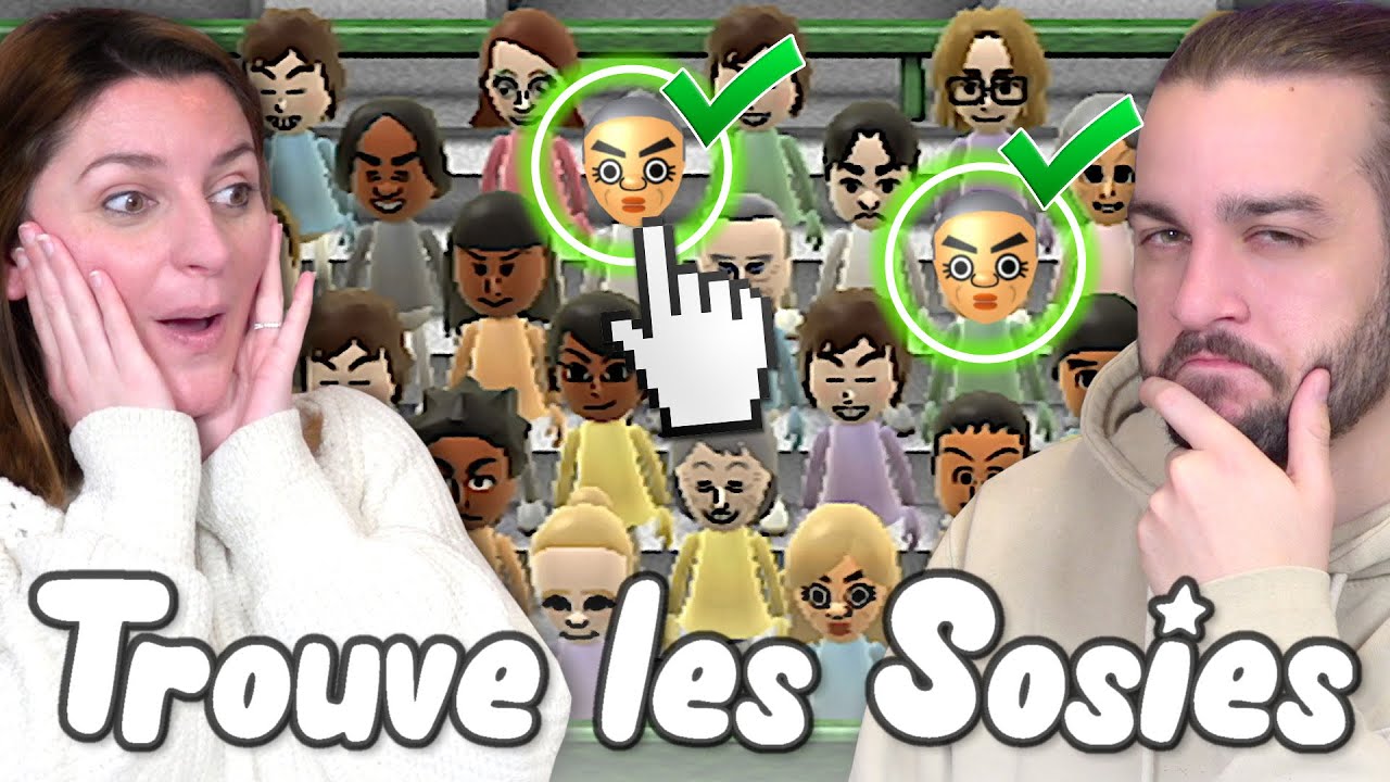 ON DOIT TROUVER LES SOSIES ET C'EST IMPOSSIBLE ! WII PLAY