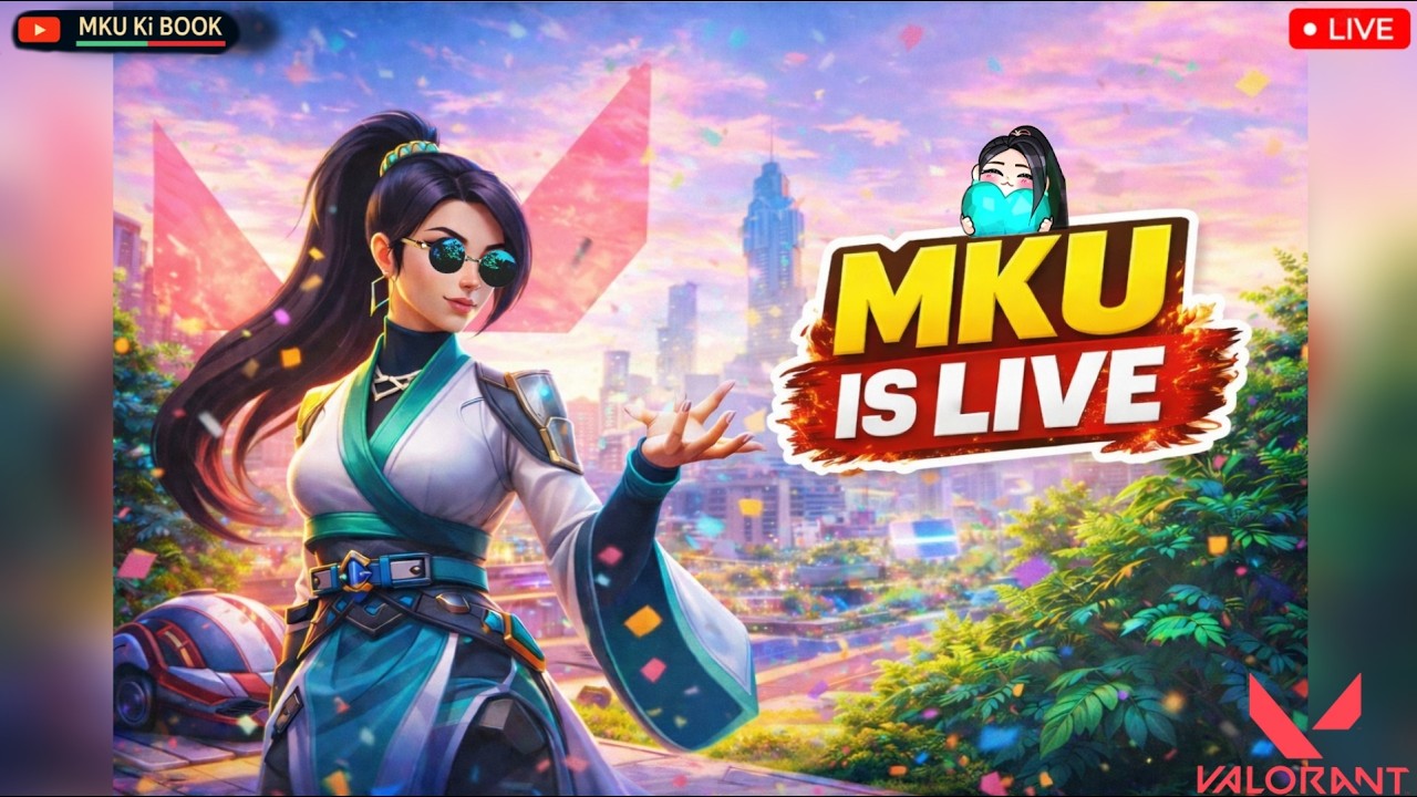 [🔴] VALORANT GAMEPLAY |MKU IS LIVE rank up hoga???