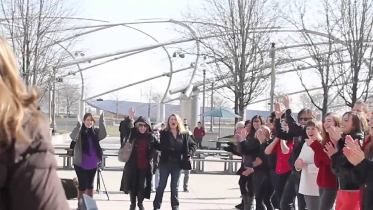 Lady Gaga Flash Mob Lesbian Proposal 