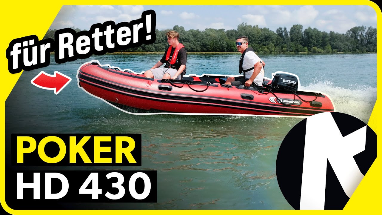 Das Poker Heavy Duty! Einsatzboot für Feuerwehr, THW, Wasserrettung, Taucher und DLRG!