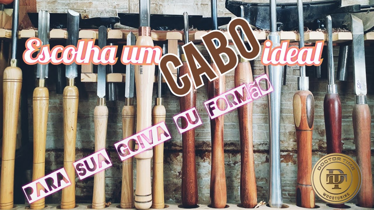 #13 Tornearia para iniciantes: como fazer um cabo de goiva padrão
