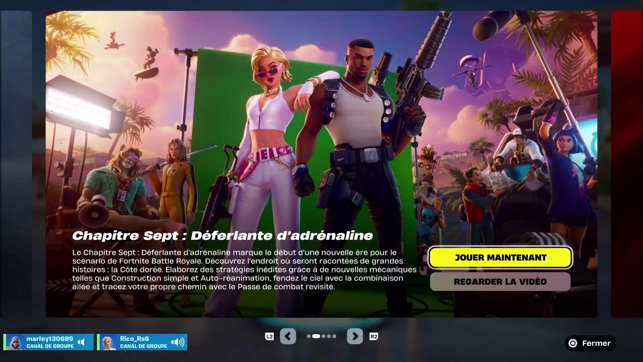 Je joue a Fortnite avec mon meilleur pote
