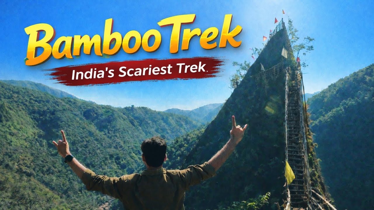 Bamboo Trek Meghalaya 🌿 | Indian's Scariest and Dengerous Trek 😱 l Meghalaya Chapter 3