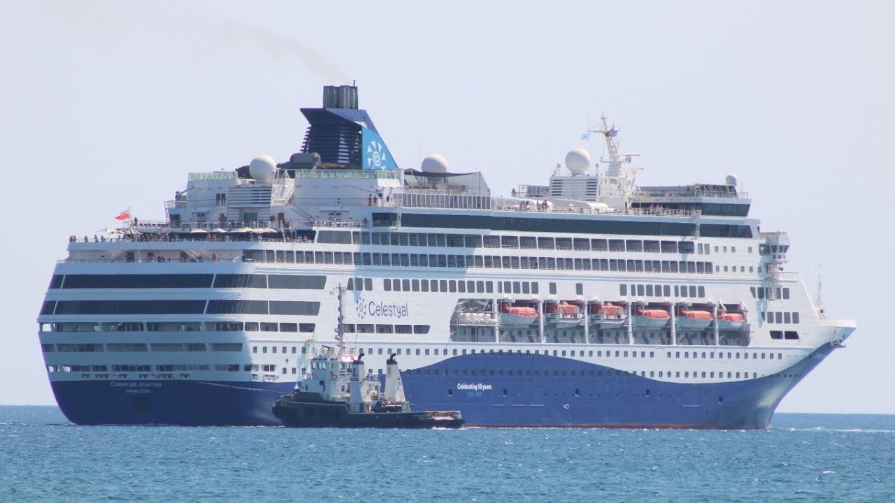 Celestyal Journey🇧🇲 - Departure from Katakolo Port, Greece [15/8/2025]
