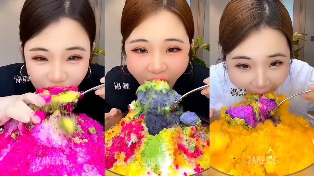 YY ONLY BITES AND SWALLOWING ROUND BOWL JEWELRY ICE EATING WITH MATCHA AND MILK POWDER 