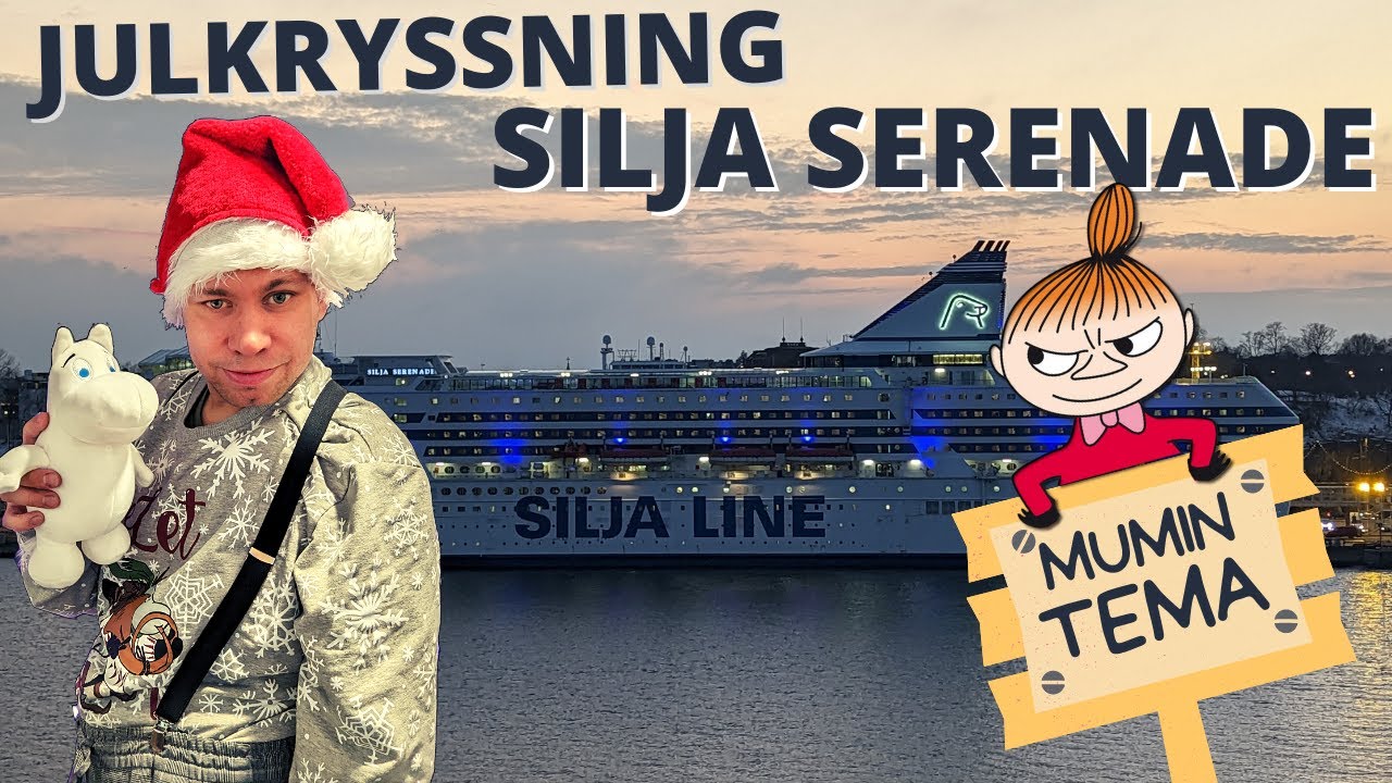 Julkryssning med Mumin: En magisk resa till Helsingfors med Silja Serenade  - Silja Line #4K