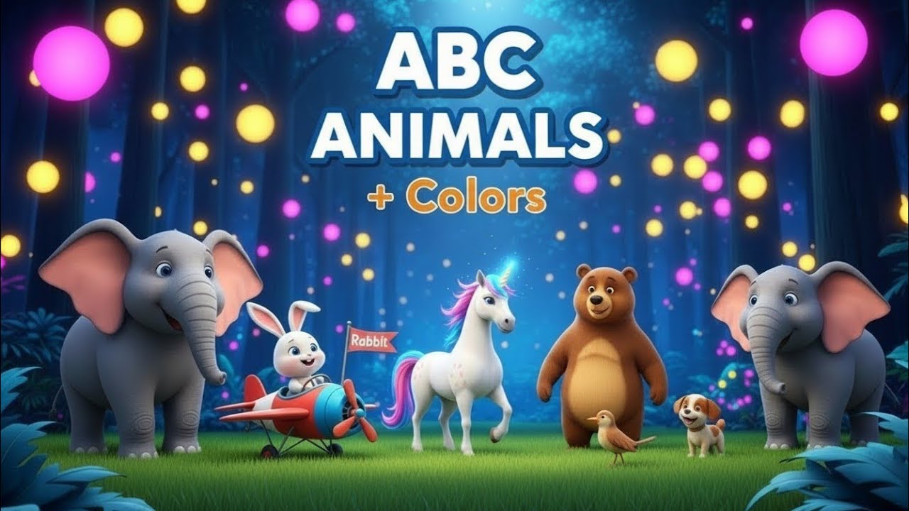 ABC Animal Song | Alphabet Song for Kids & Toddlers