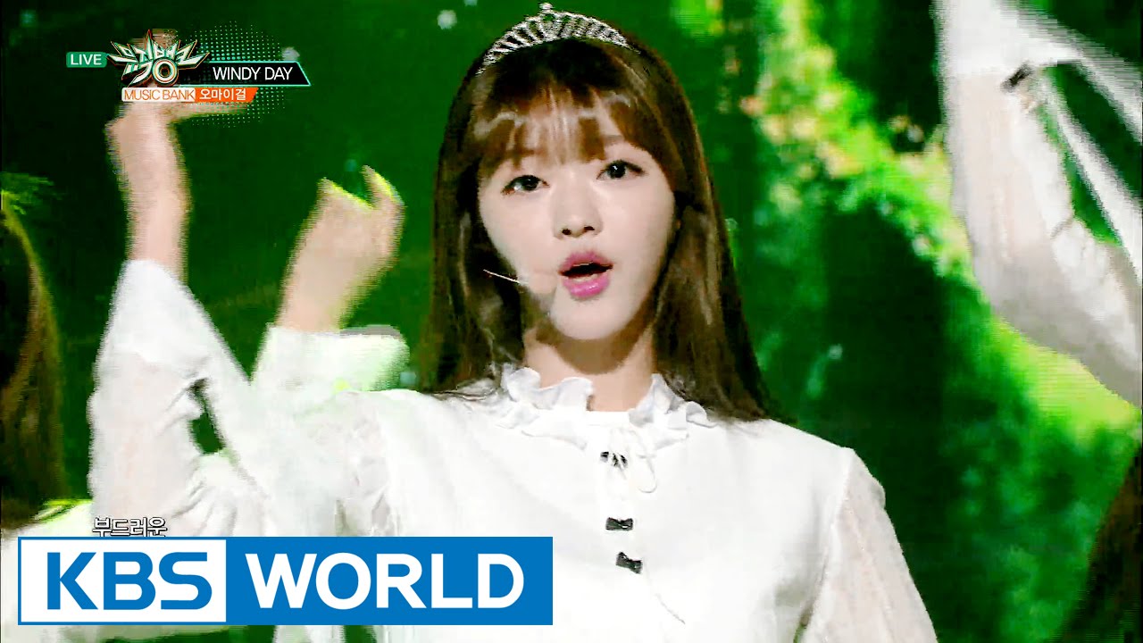 OH MY GIRL (오마이걸) - WINDY DAY [Music Bank / 2016.05.27]