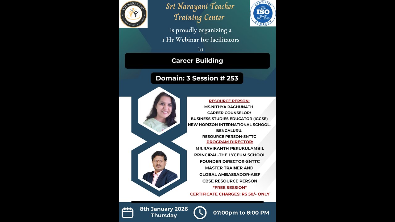 Session#253 Career Building