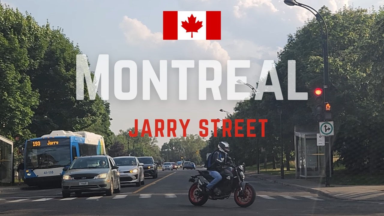 Driving in Montreal (Canada) 🇨🇦 Exploring Saint-Leonard 🇨🇦 Jarry Street #2025 #driving #4k