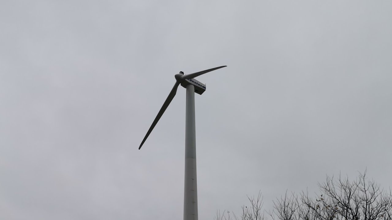 Havarierte Vestas V44 im Windpark Eberschütz