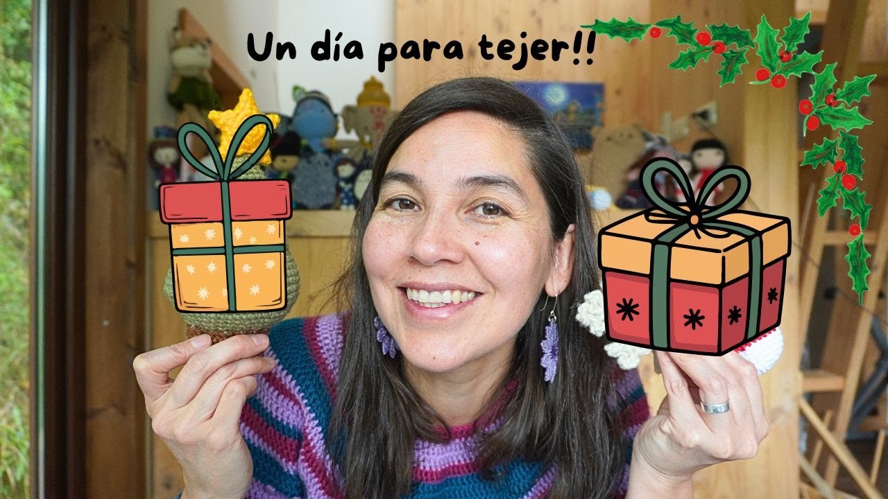 ¡Teje estos regalos de navidad en una tarde! (¡Tomé el tiempo para que sepas cuánto demoran!)🎄🎁