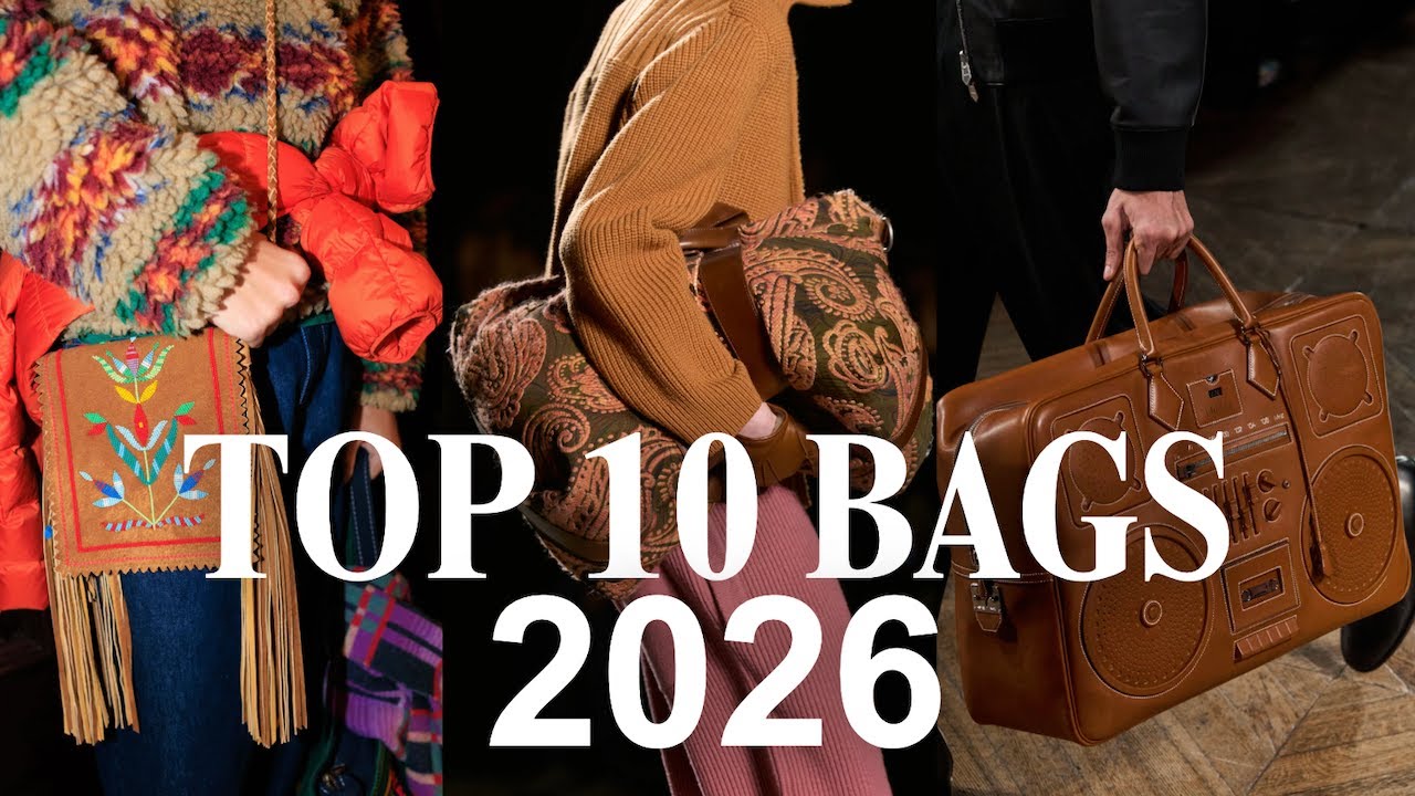 Топ-10 стилей сумок, которые стоит знать в 2026 году: Dior, Hermes, Louis Vuitton, Prada, Dries, ...