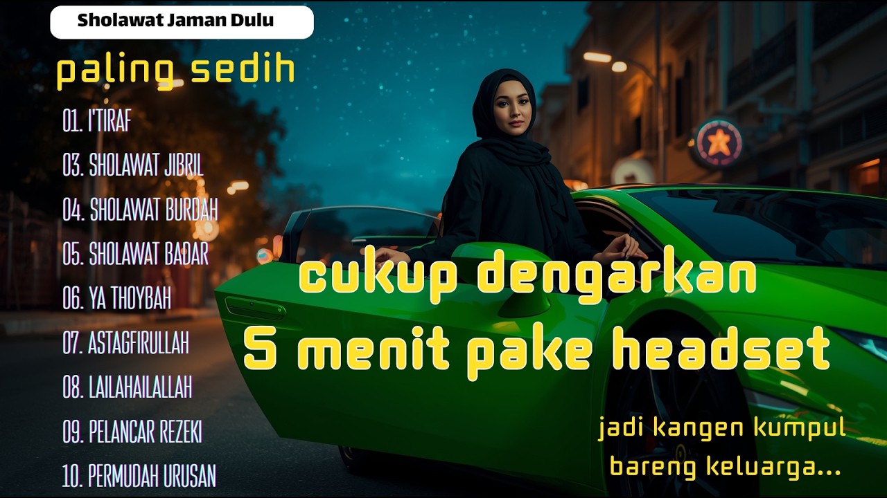 DJ SHOLAWAT JAMAN DULU PALING MERDU | SHOLAWAT LAWAS PENYEJUK HATI NOSTALGIA TERBAIK VIRAL 2025