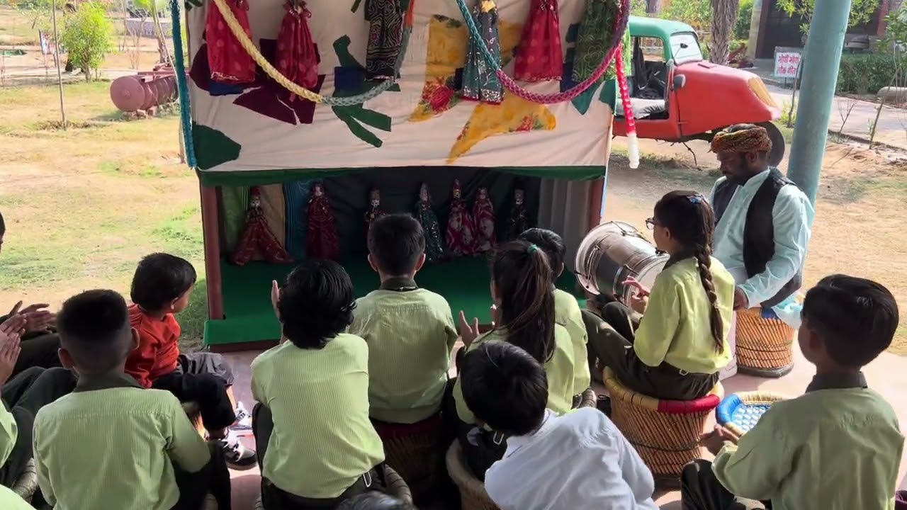 Geeta Vidya mandir #trip #katputli dance 