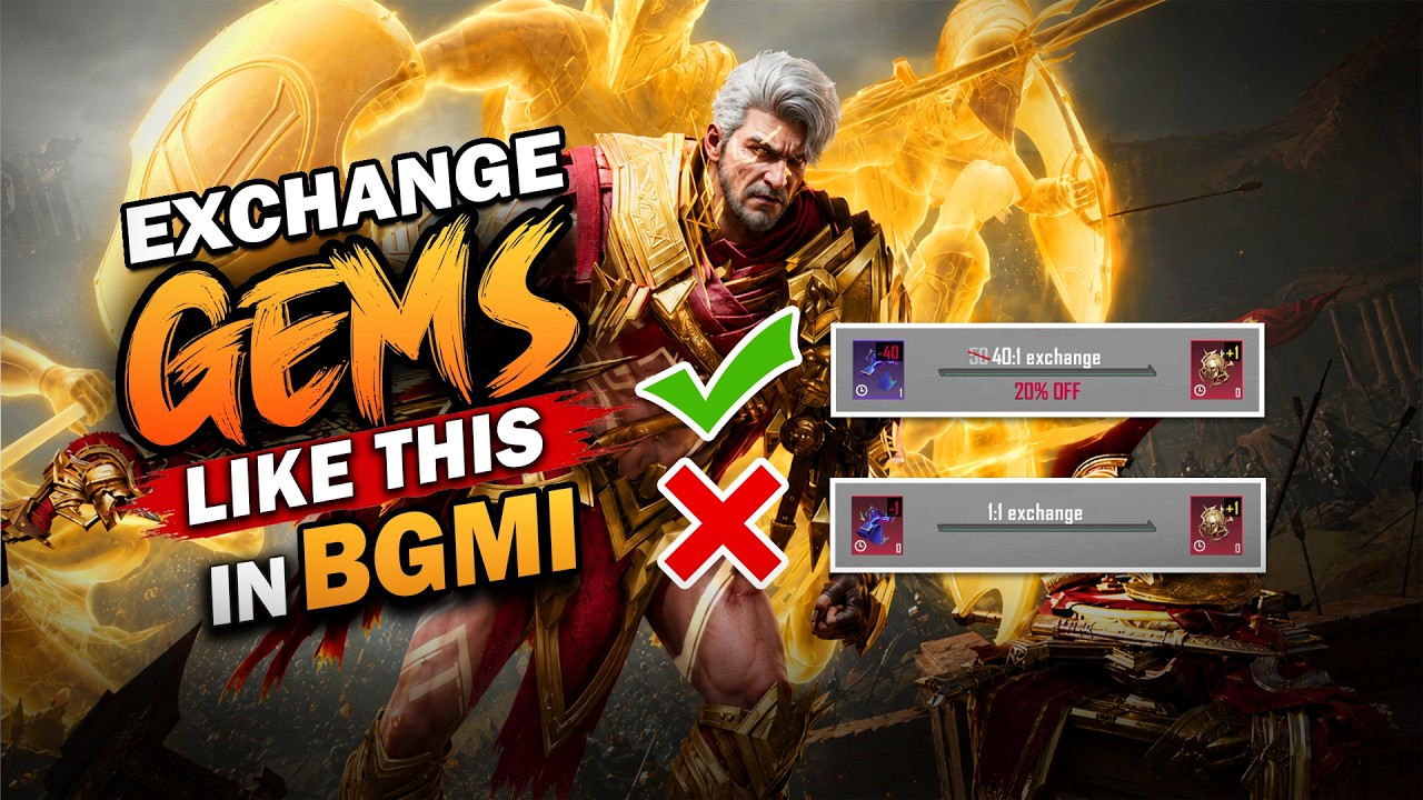 Gem Exchange Best Trick In BGMI or PUBG | Pre-Order Event in BGMI 🔥| Free Gem Trick