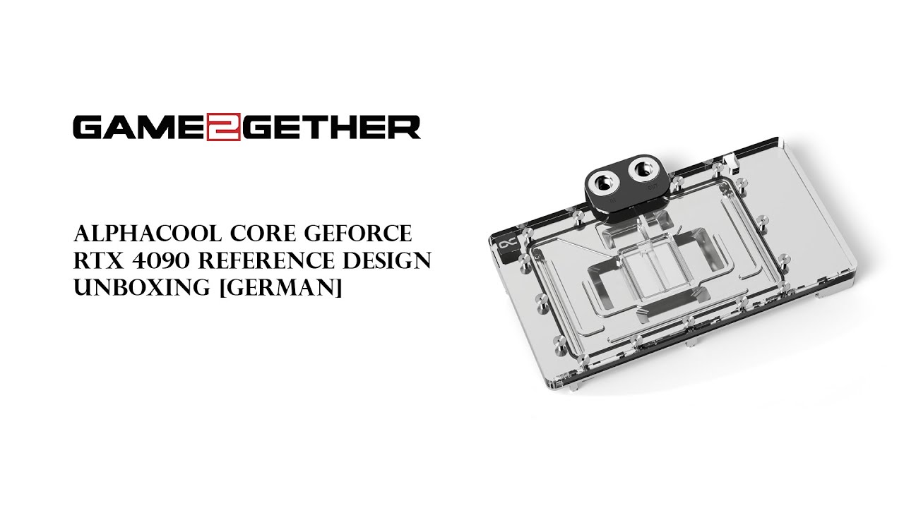 Alphacool Core RTX 4090 Reference Umbau unserer RTX 4090 [GERMAN]