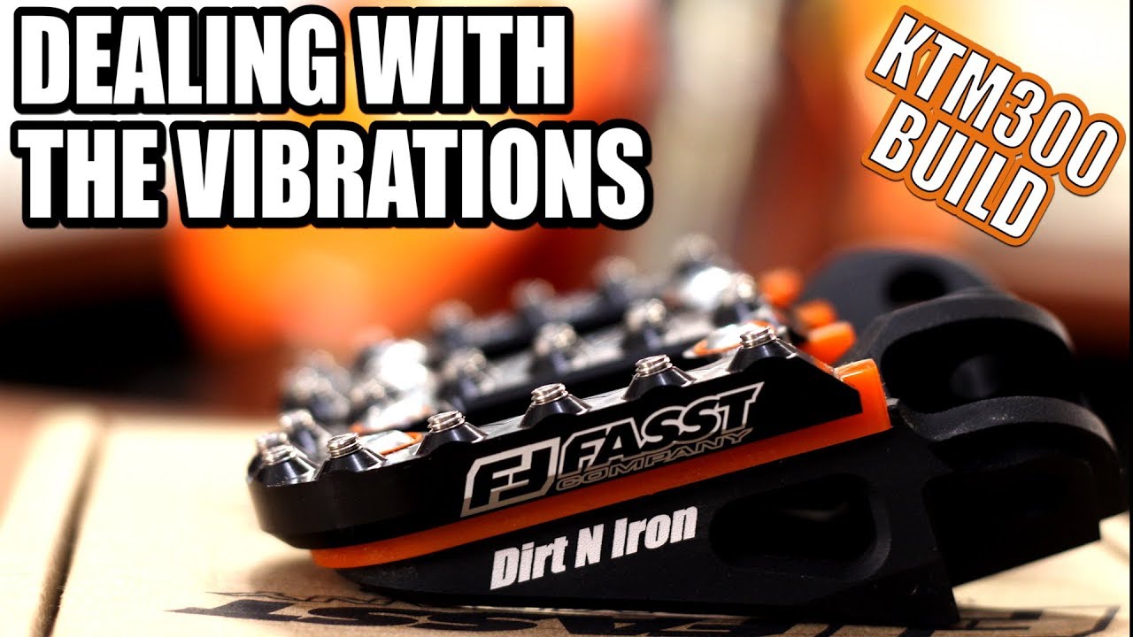 Dealing with the vibrations on 2 stroke dirt bike - KTM 300 build part2