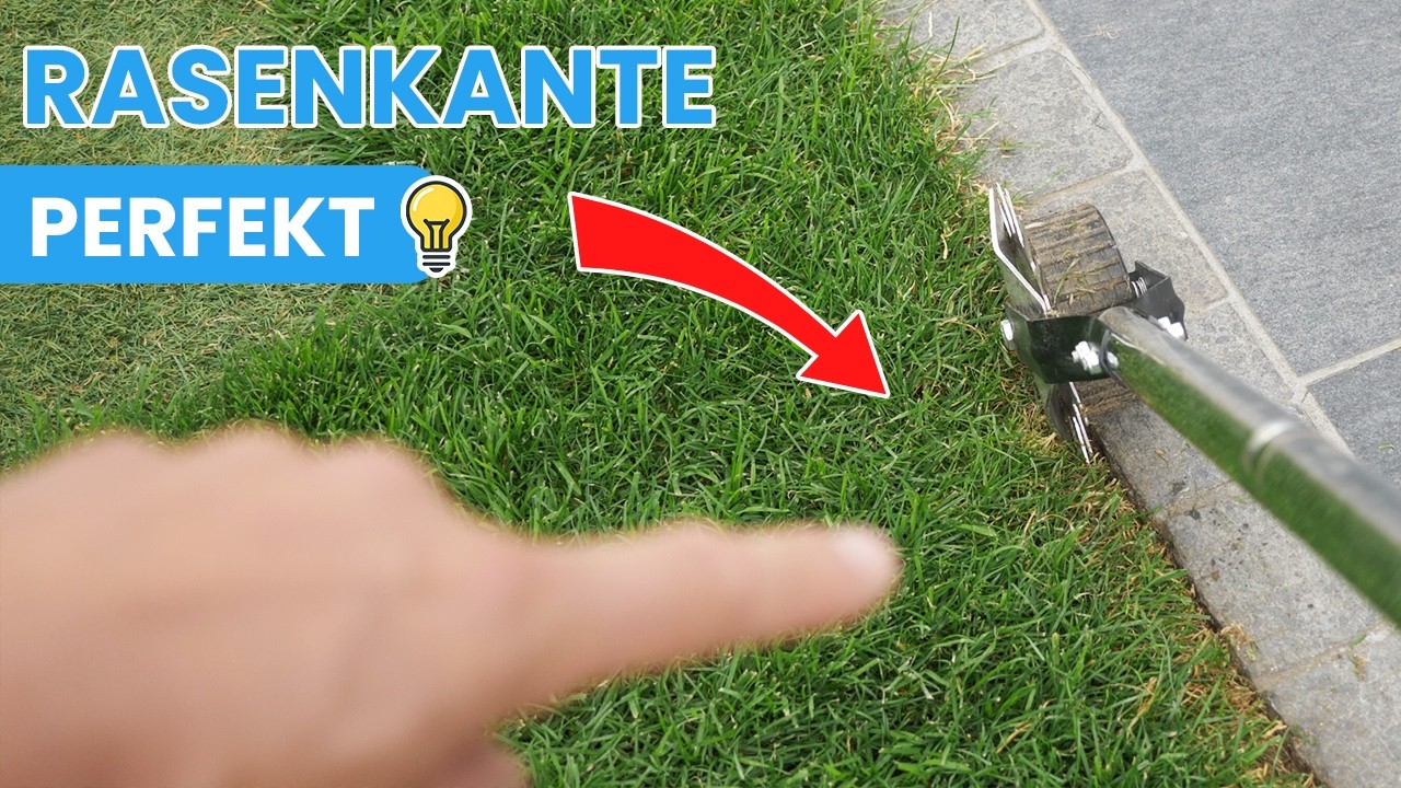 Rasenkante wie mit dem Laser? So schneidest du sie perfekt!