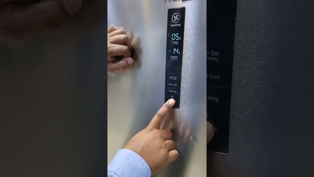 Haier refrigerator error code kaise check karte hai isme sikhe double door #haierrefrigerators