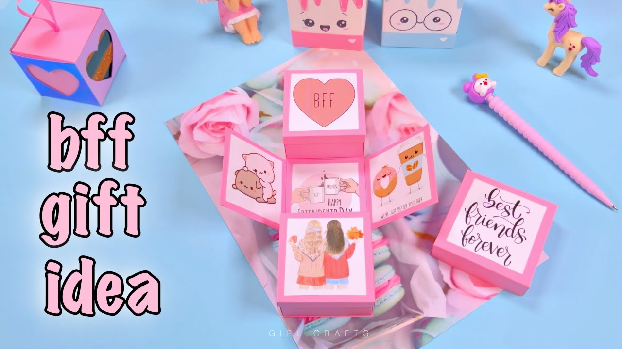 DIY BFF GIFT IDEA - PAPER CRAFT - #shorts #youtubeshorts #bff