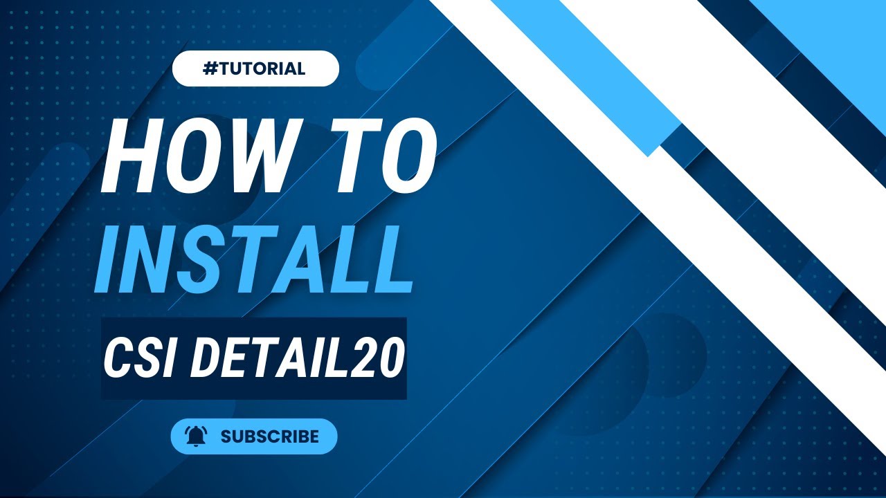How to Install CSI Details। Complete Guideline। Important Tips & Tricks।