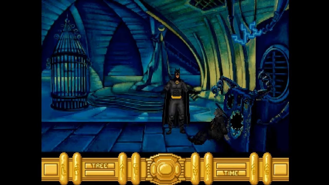 DC Batman Returns Ending MS DOS PC 1992 Michael Keaton Bruce Wayne Batman Defeat ThePenguin Catwoman
