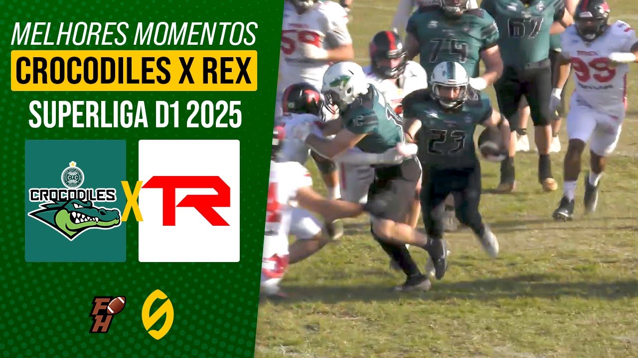 CORITIBA CROCODILES X T-REX | SUPERLIGA FA D1 2025 | Melhores Momentos