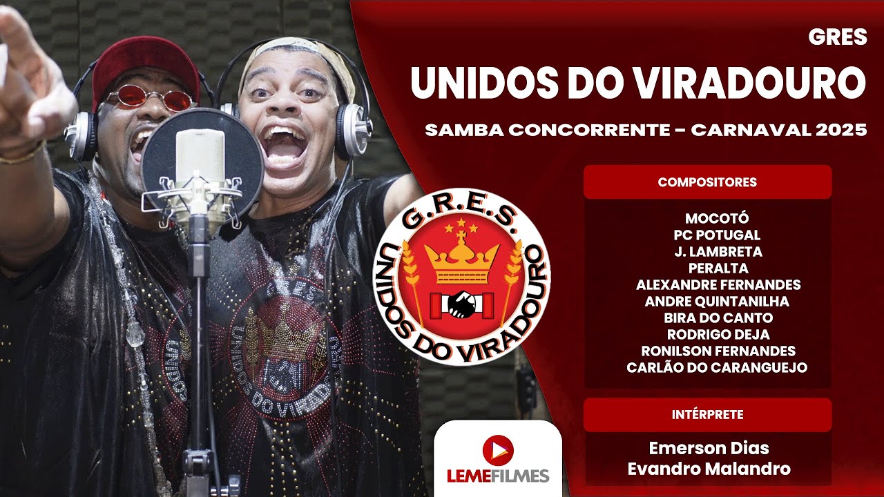 Viradouro 2025 - Samba Concorrente - Mocotó, PC Portugal e Parceiros