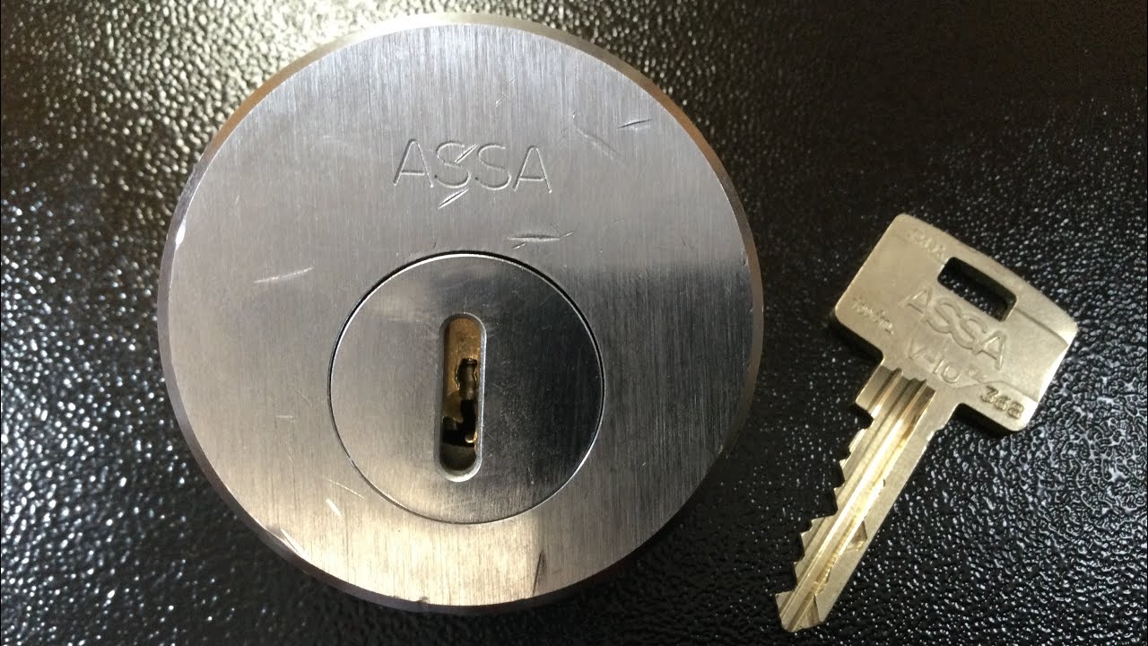 (256) Assa Twin V10 Mogul Pick and Gut - Black Belt lock #2