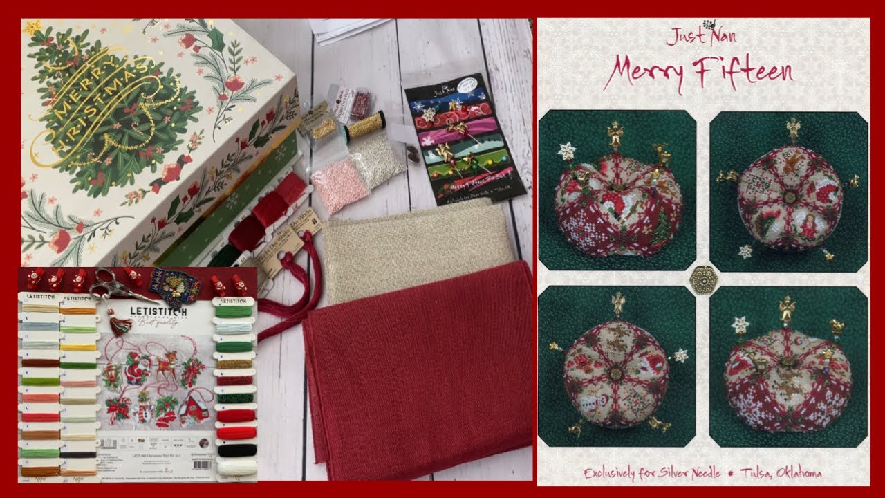 81. Just Nan “Merry Fifteen” мой подбор. Letistitch “Christmas Toys”