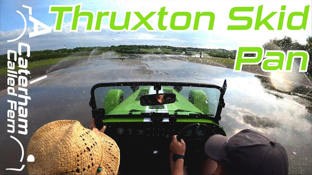 Thruxton Skid Pan in my Caterham Caterham and Lotus 7 Club