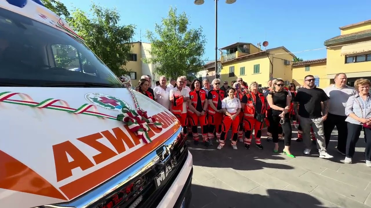 Campi Bisenzio San Donnino inaugurazione nuovo mezzo 118 Ambulanza viva il Volontariato