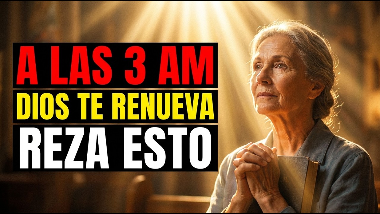 Si has perdido la esperanza, escucha esto a las 3 AM y vuelve a nacer