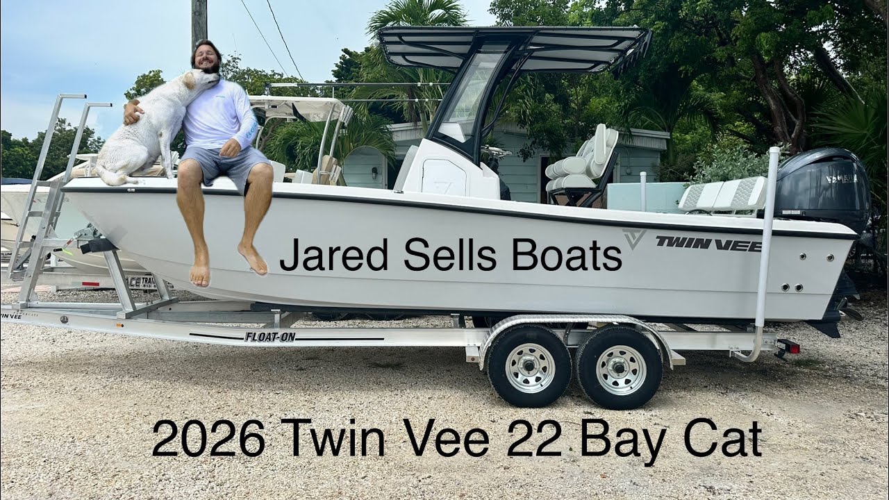 Perfection reimagined! 2026 Twin Vee 22 Bay cat. This Cats got your tongue!
