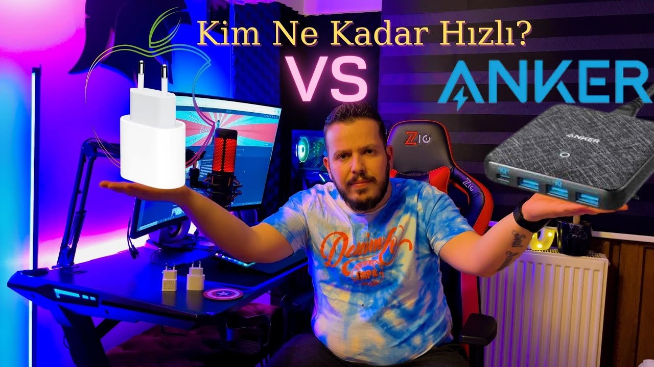 Şarj Hakkında Herşey | Apple Hızlı Şarj, Anker Hızlı Şarj, &Ccedil;akma Şarj Adapt&ouml;r&uuml; Hızları Ve Farkları