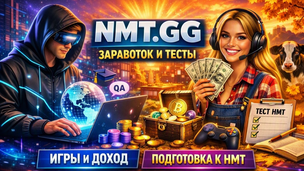 NMT GG &mdash; новая площадка для заработка крипты в 2026 году 💰🎮  Игры, обучение, крипта