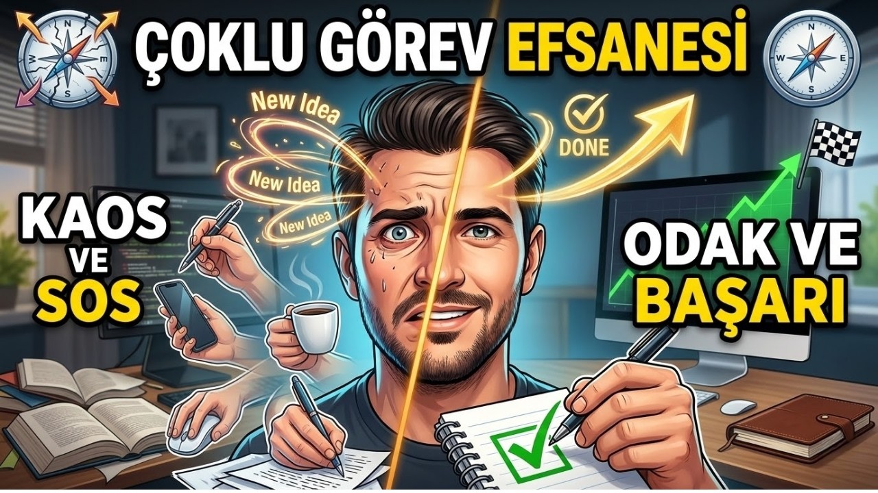 Aynı Anda Birçok İş Yapmak Verimlilik mi, Zaman Kaybı mı? | Bilimsel Gerçekler