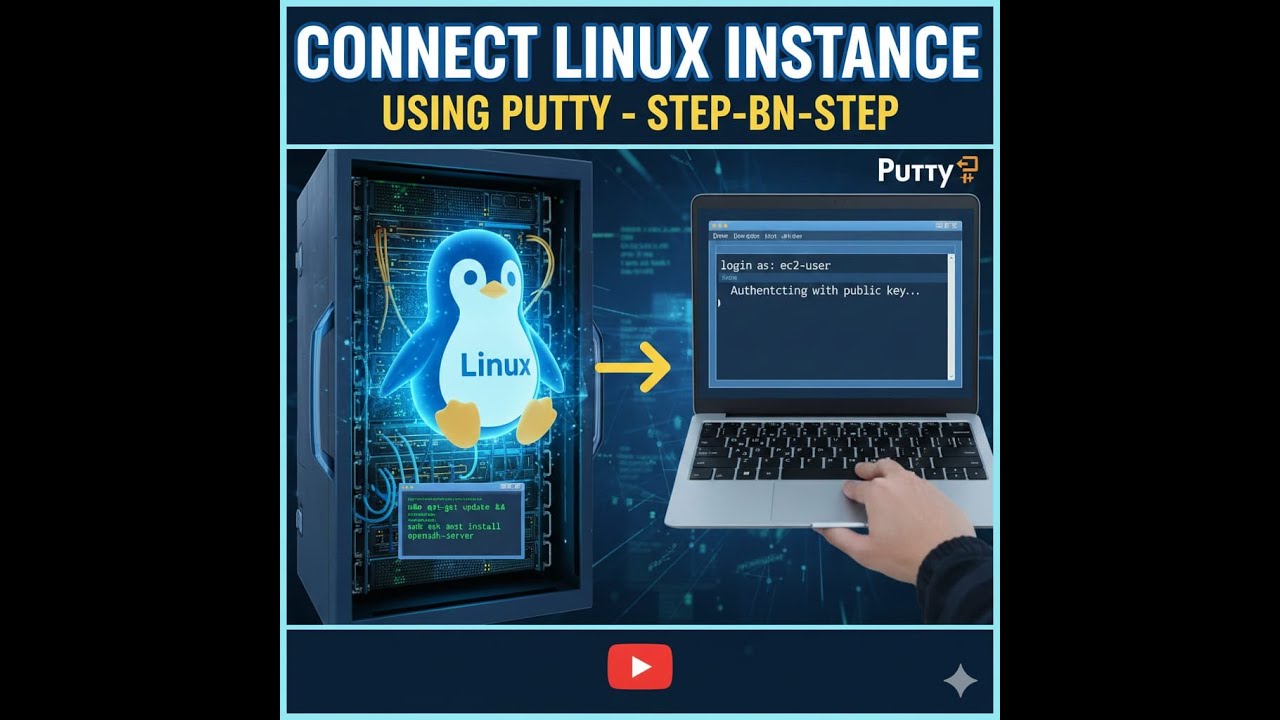 Connect linux instance using PuTTy  