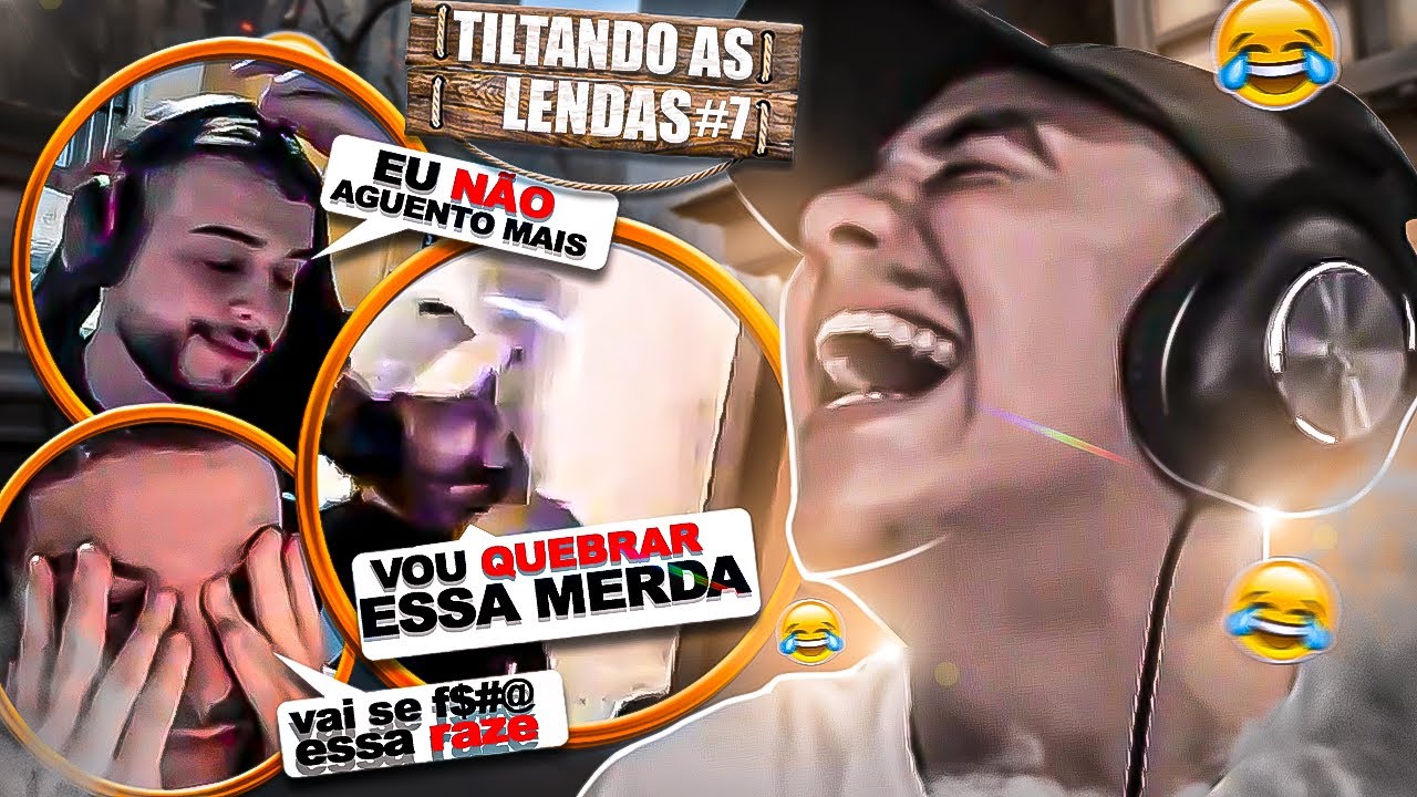 Tiltando as Lendas #7 - FIZ DOIS PRO PLAYERS BRIGAREM AO VIVO!