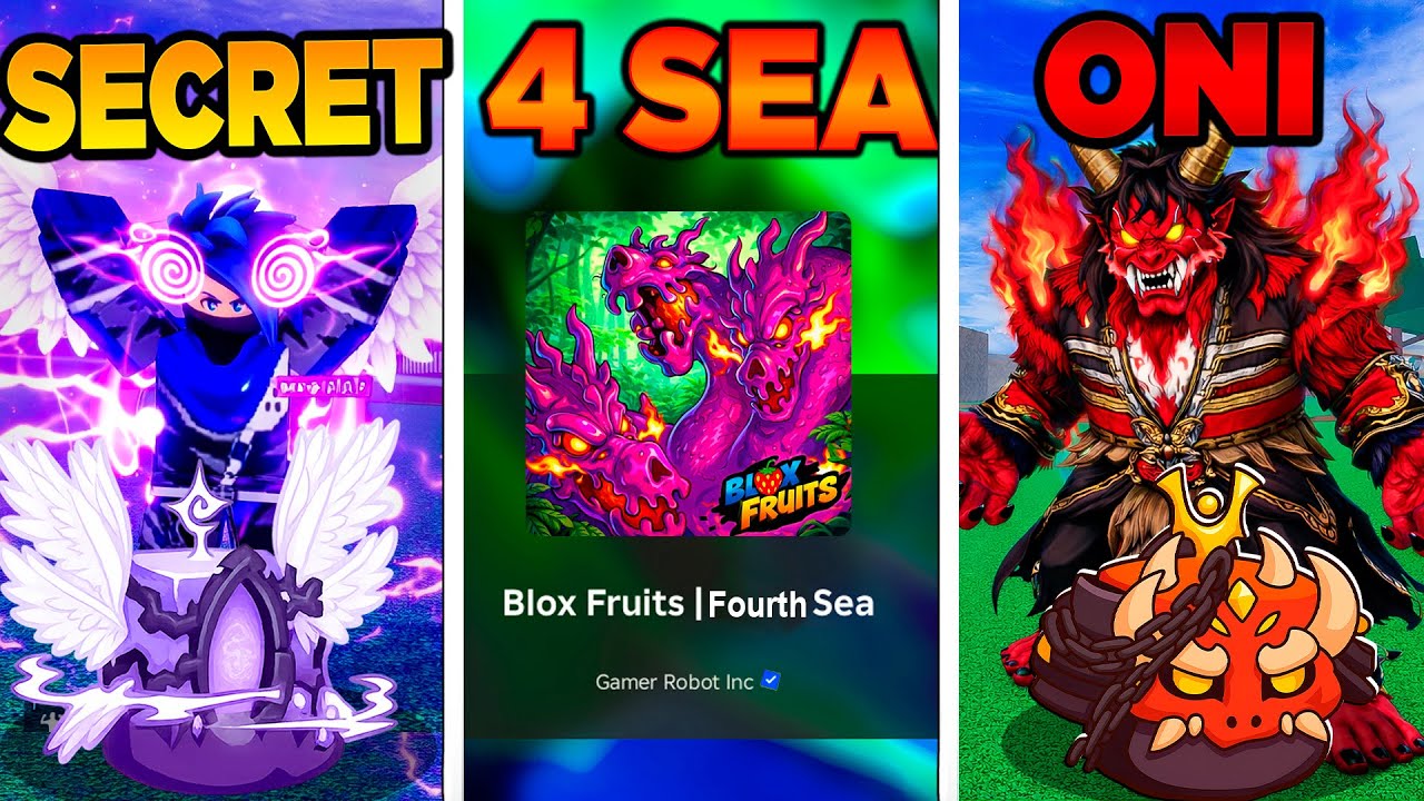 FINALMENTE 4 SEA NO BLOX FRUITS