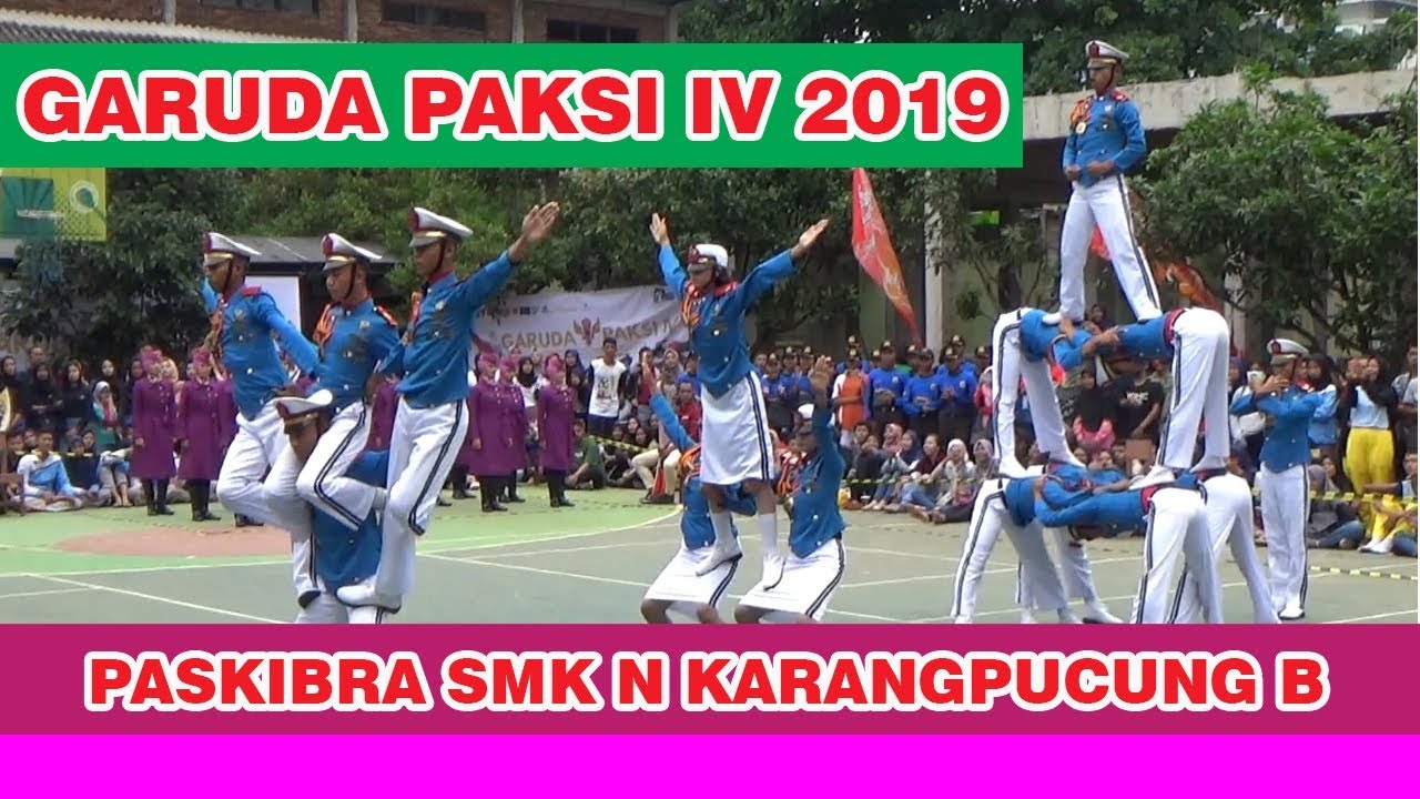 JUARA  I VARFOR.......GARUDA PAKSI IV  2019 ( PASKIBRA  SMK N KARANGPUCUNG B )