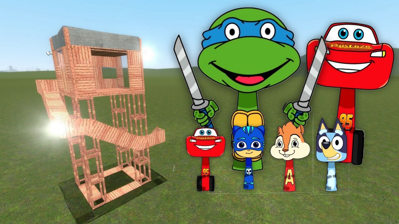 New Incredibox Sprunki OC Vs Tower In Garry's Mod - Part 1