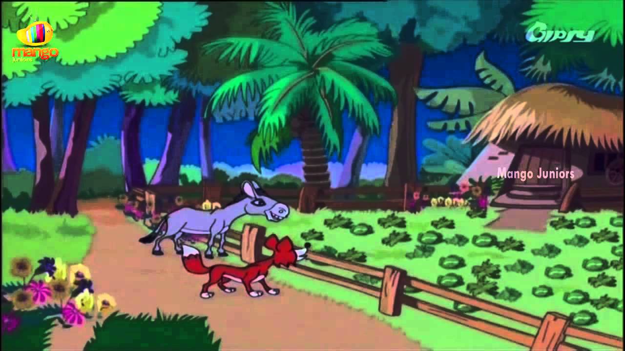 Short Stories for Children | The Singing Donkey | Animated Moral Stories in English