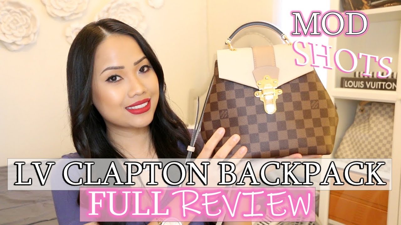 LOUIS VUITTON CLAPTON BACKPACK REVIEW | WHAT FITS | MOD SHOTS